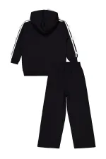 Girls Tracksuit Set 6-9 Years Old Black - Package