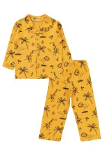 Ensemble pyjama garçon 2-5 ans moutarde - Emballage