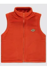 Erkek Çocuk Yelek 2-5 Yaş Koyu Oranj - Paket