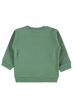 Sweat-shirt bébé 0-24 mois kaki - Emballage