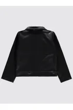 Veste noire pour fille de 6 à 9 ans - Emballage