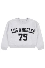 Girls' Sweatshirt 6-9 Years Old Caramel - Package