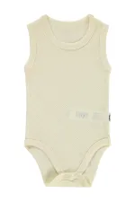 Body bébé à boutons-pression 0-24 mois jaune clair - Emballage