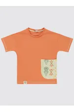 Boys T-Shirt 6-9 Years Old Orange - Pack