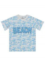 Erkek Çocuk Tişört 10-13 Yaş Kırık Beyaz - Paket