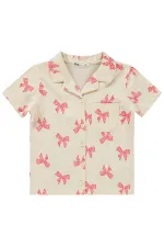 Ensemble pyjama fille, 10-13 ans, ivoire - Emballage