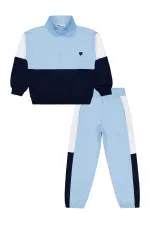 Survêtement bleu pour filles de 6 à 9 ans - Emballage
