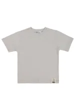 T-shirt garçon KM 2-5 ans, couleur pierre foncée - Emballage