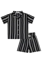 Ensemble d'équipe garçon 2-5 ans Noir - Emballage Ensemble d'équipe garçon 2-5 ans Noir - Emballage