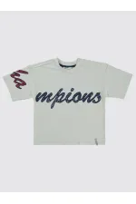 Lot de T-shirts bleu marine pour garçons de 6 à 9 ans