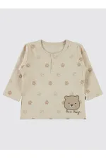 Bebek Sweatshirt 0-24 Ay FilDişi - Paket