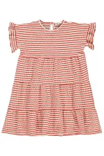Girl's Vest and Dress 10-13 Years Old Coral - Package