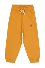 Boys Tracksuit Bottoms 2-5 Years Old Soft Orange - Package