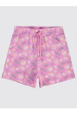 Kız Çocuk Şort 6-9 Yaş Fondan Pembe - Paket