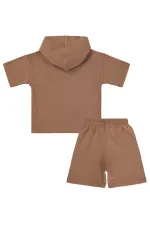 Erkek Çocuk Takım 2-5 Yaş Kahve - Paket
