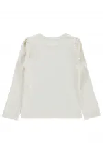 Kız Çocuk Sweatshirt 10-13 Yaş Kırık Beyaz - Paket