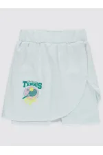 Short blanc pour fille 10-13 ans - Emballage