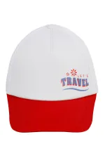 Chapeau et béret pour fille de 2 à 5 ans, blanc corail - Ensemble