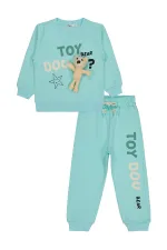 Boys Tracksuit Set 2-5 Years Mint Green - Package