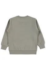 Erkek Çocuk Sweatshirt Km 2-5 Yaş Açık Gri - Paket