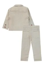 Ensemble d'équipe garçon 2-5 ans beige - Emballage