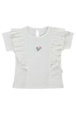 Bebek Tişört 0-24 Ay Ekru - Paket