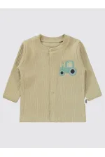 Bebek Pijama Takımı 0-24 Ay Sütlükahve - Paket