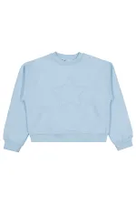 Kız Çocuk Sweatshirt 10-13 Yaş Mavi - Paket