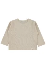 Sweat-shirt garçon, 2-5 ans, beige - Lot