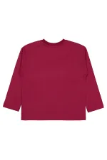 Sweat-shirt garçon 10-13 ans bordeaux - Emballage