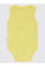 Body bébé à boutons-pression jaune 0-24 mois - Lot