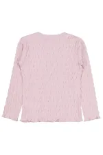 Kız Çocuk Sweatshirt 6-9 Yaş Açık Gül Kurusu - Paket