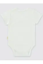 Bebek Çıtçıtlı Badi 0-24 Ay Ekru - Paket