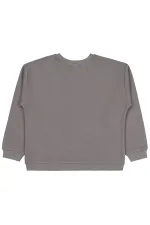 Erkek Çocuk Sweatshirt 10-13 Yaş Gri - Paket