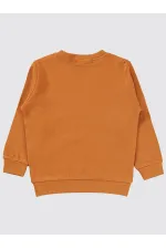 Boys Sweatshirt 2-5 Years Old Dark Orange - Civil Package