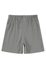 Erkek Çocuk Şort 6-9 Yaş Açık Gri - Paket