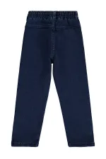 Pantalon en jean pour garçon, 6-9 ans, bleu foncé - Lot