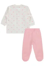 Bebek Pijama Takımı 0-24 Ay Ekru - Paket