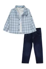 Erkek Çocuk Takım 2-5 Yaş Mavi - Paket