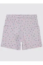 Kız Çocuk Şort 6-9 Yaş Lila - Paket