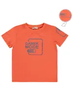 Boys T-Shirt 6-9 Years Orange - Package