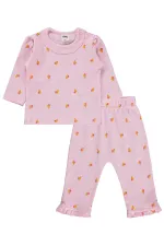 Bebek Pijama Takımı 0-24 Ay Açık Pembe - Paket
