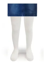Ekru Kız Çocuk-Külotlu Çorap  - Paket