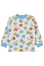 Erkek Çocuk Pijama Takımı 2-5 Yaş Turkuaz - Paket