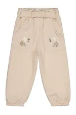 Kız Çocuk Pantolon 2-5 Yaş FilDişi - Paket