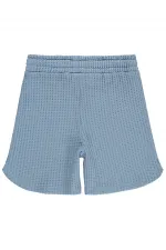 Erkek Çocuk Şort 10-13 Yaş Açık İndigo - Paket