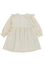 Kız Çocuk Jile ve Elbise 2-5 Yaş Bej - Paket