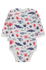 Body bébé à boutons-pression 0-24 mois, écru - Emballage