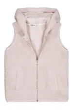 Kız Çocuk Yelek 6-9 Yaş Taş Rengi - Paket