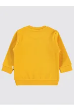 Bebek Sweatshirt 0-24 Ay Hardal Sarısı - Paket